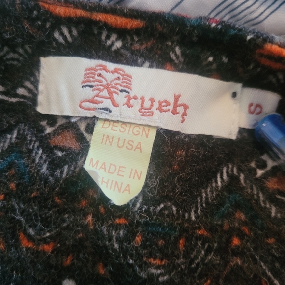 Aryeh multi colored abstract sweater dress Size S - Picture 3 of 6